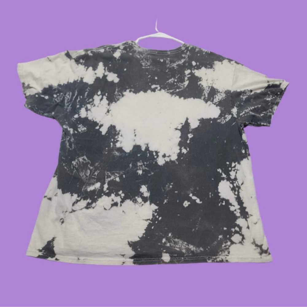 Black/white tie dye Batman shirt - image 8