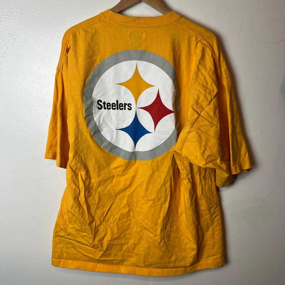 Reebok Pittsburg Steelers Yellow Gold T-Shirt Men… - image 2
