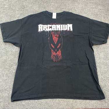 Arcanium T-shirt 2XL Black Heavy Metal Band Double
