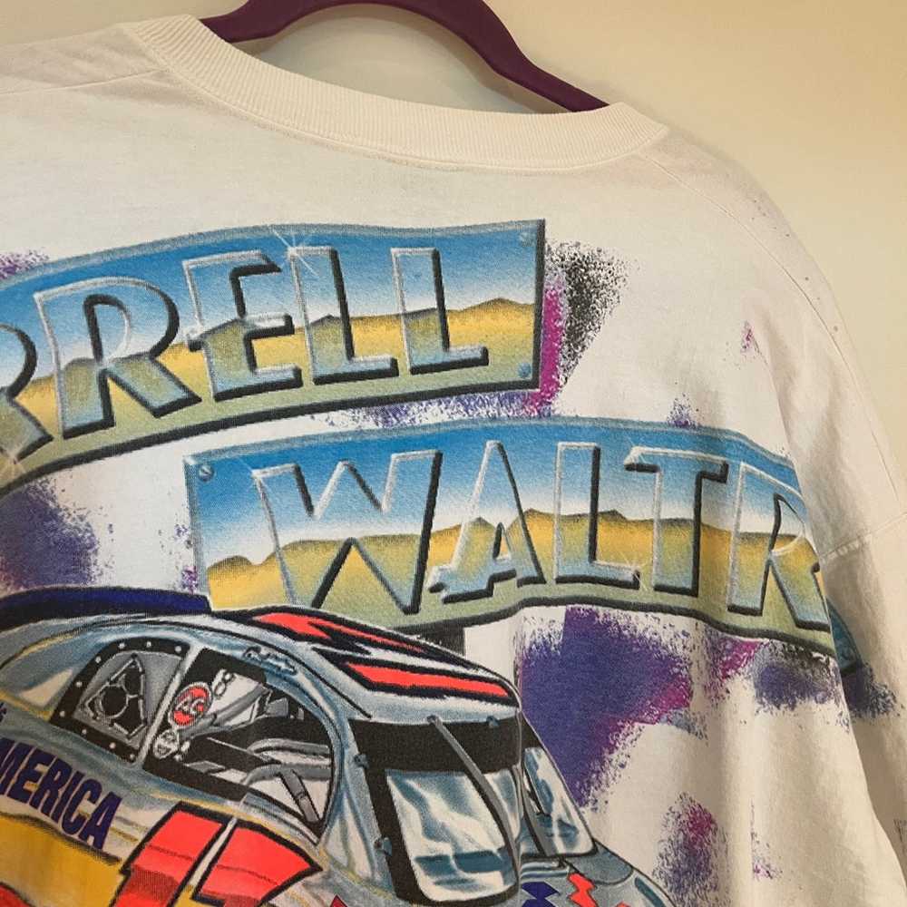 Vtg Darrell Waltrip 25th Anniversary Chase T-Shir… - image 9