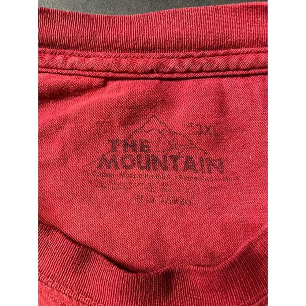 The Mountain Wolf Howling Moonlight Red Shirt Adu… - image 4