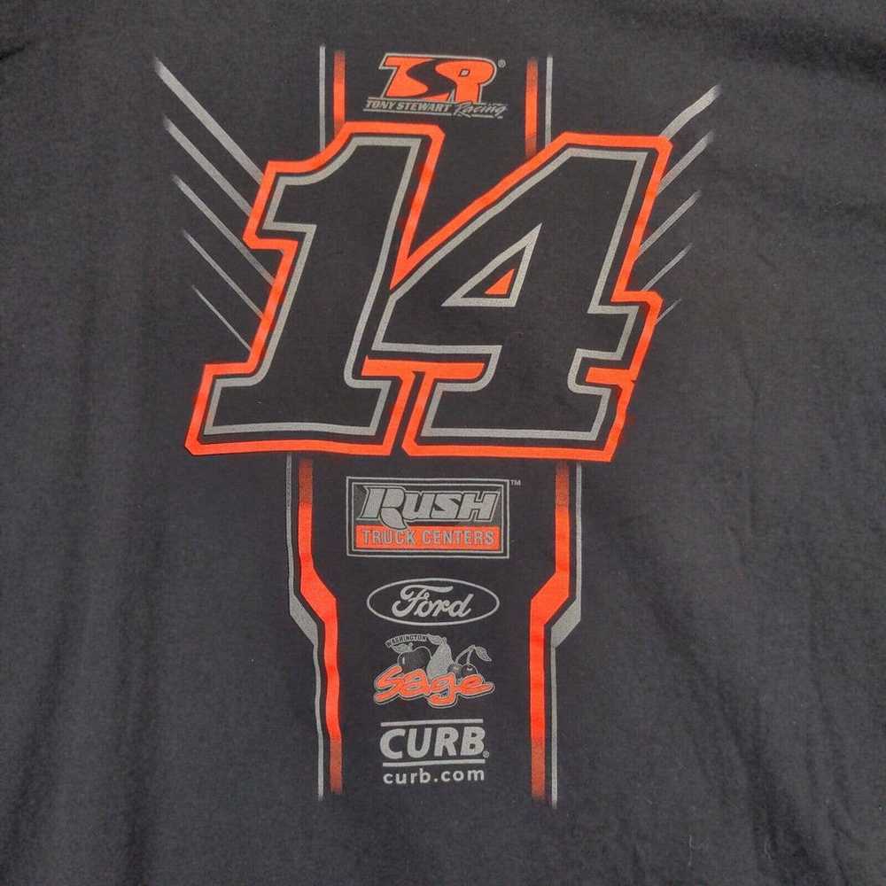 Tony Stewart Racing T Shirt TSR #14 Double Sided … - image 12