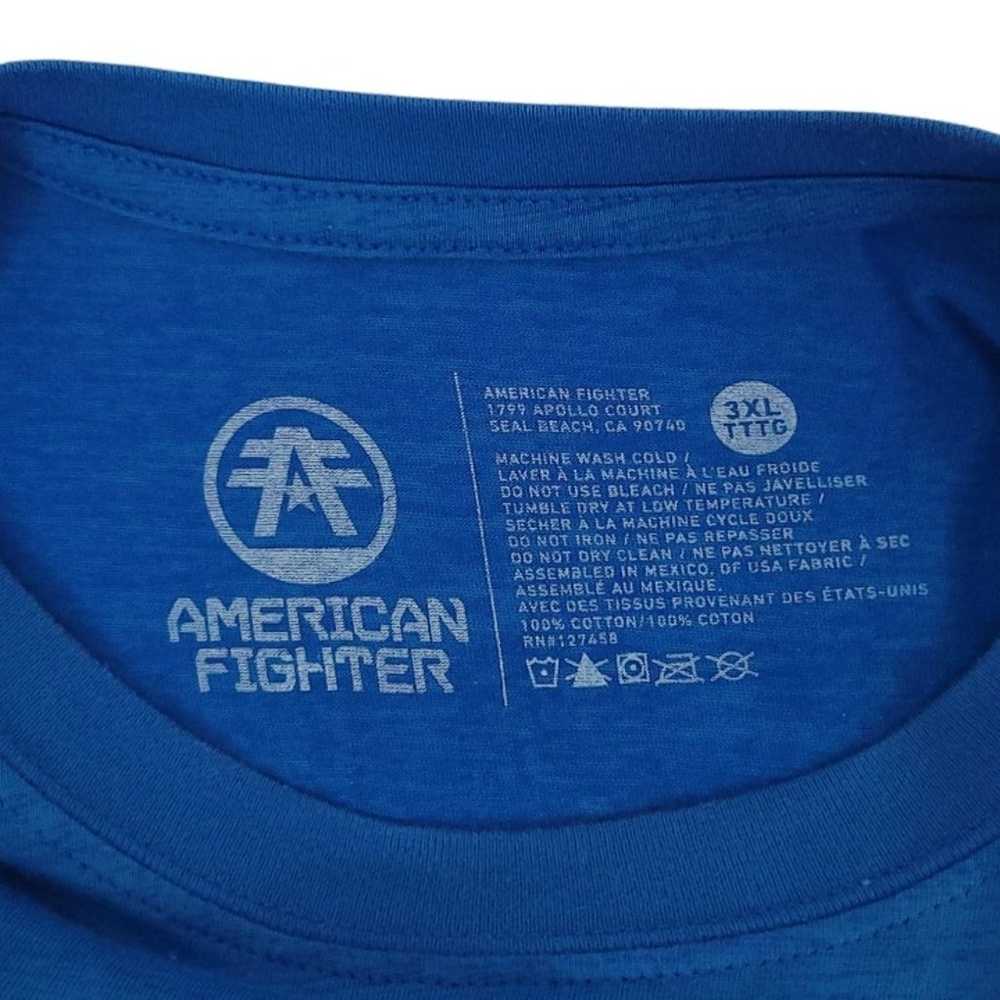 American Fighter Graphic T Shirt Mens Size 3XL Do… - image 4