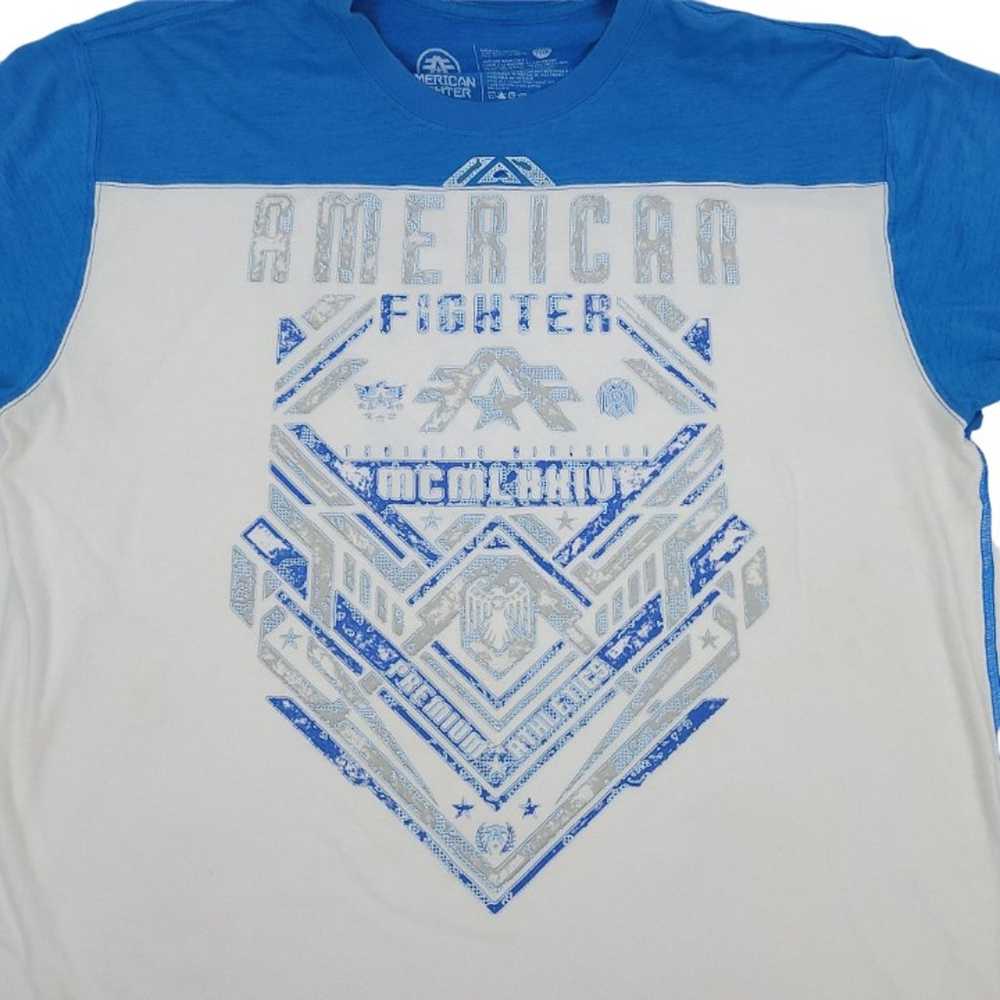 American Fighter Graphic T Shirt Mens Size 3XL Do… - image 7