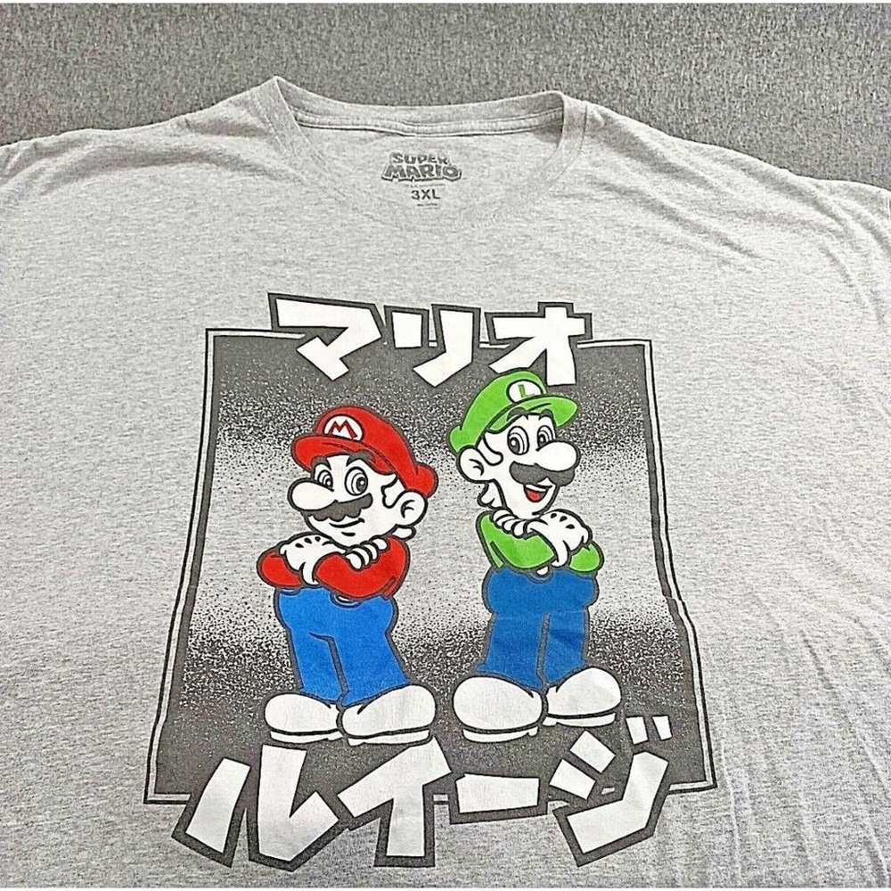 Nintendo Super Mario Kanji 3XL Mario And Luigi Gr… - image 1