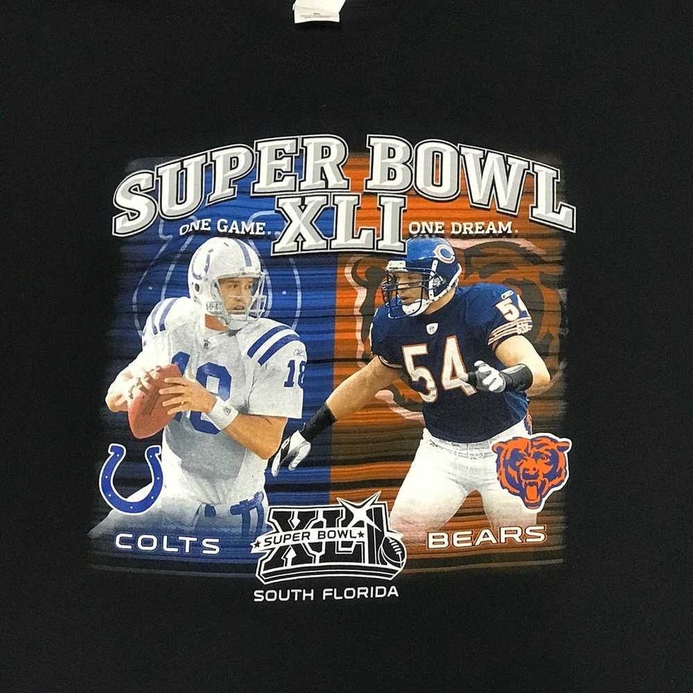Peyton Manning Super Bowl XLI T-shirt Size 3XL - image 2