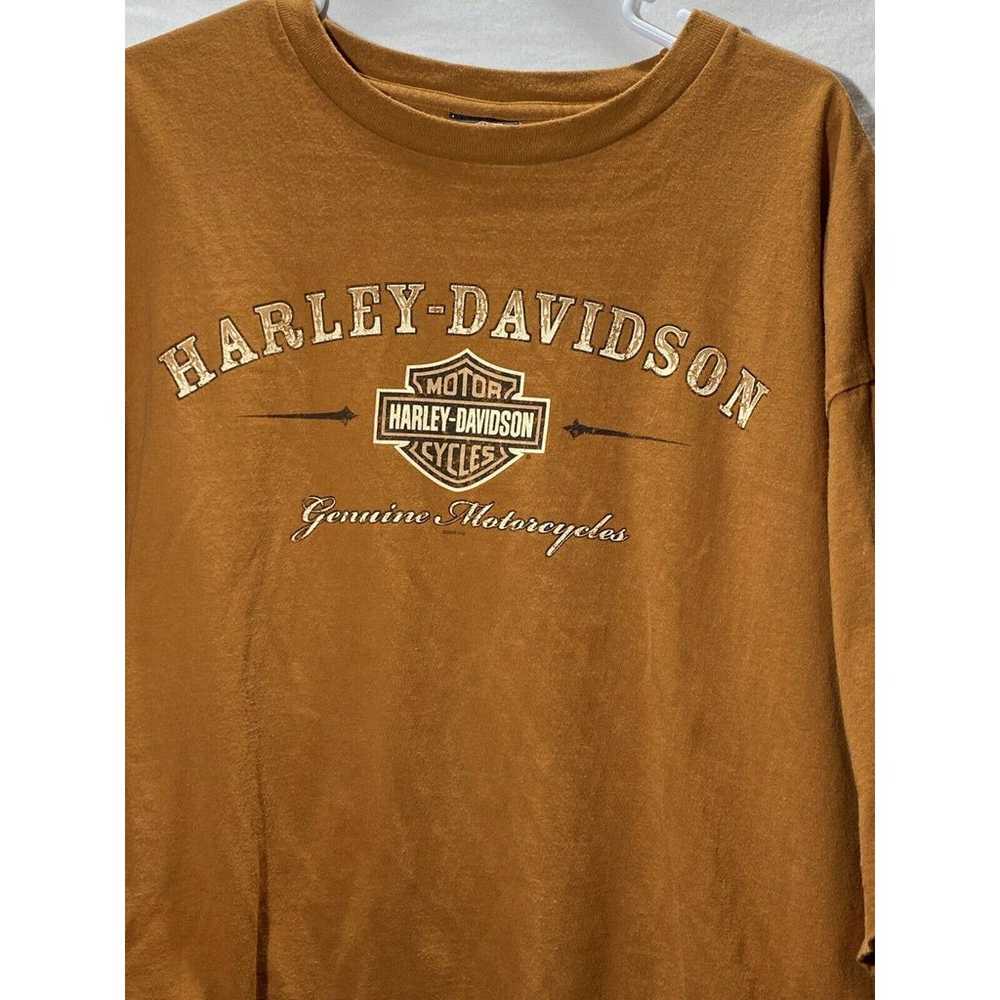 Harley Davidson Gaylord MI Mens 3XL Harley Orange… - image 7