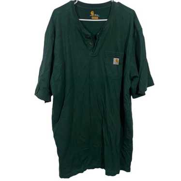 Carhartt Green Original Fit Short Sleeve T-Shirt - image 1