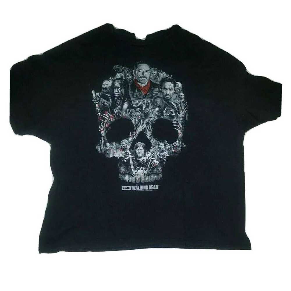 The Walking Dead Skull Zombie T Shirt - image 1