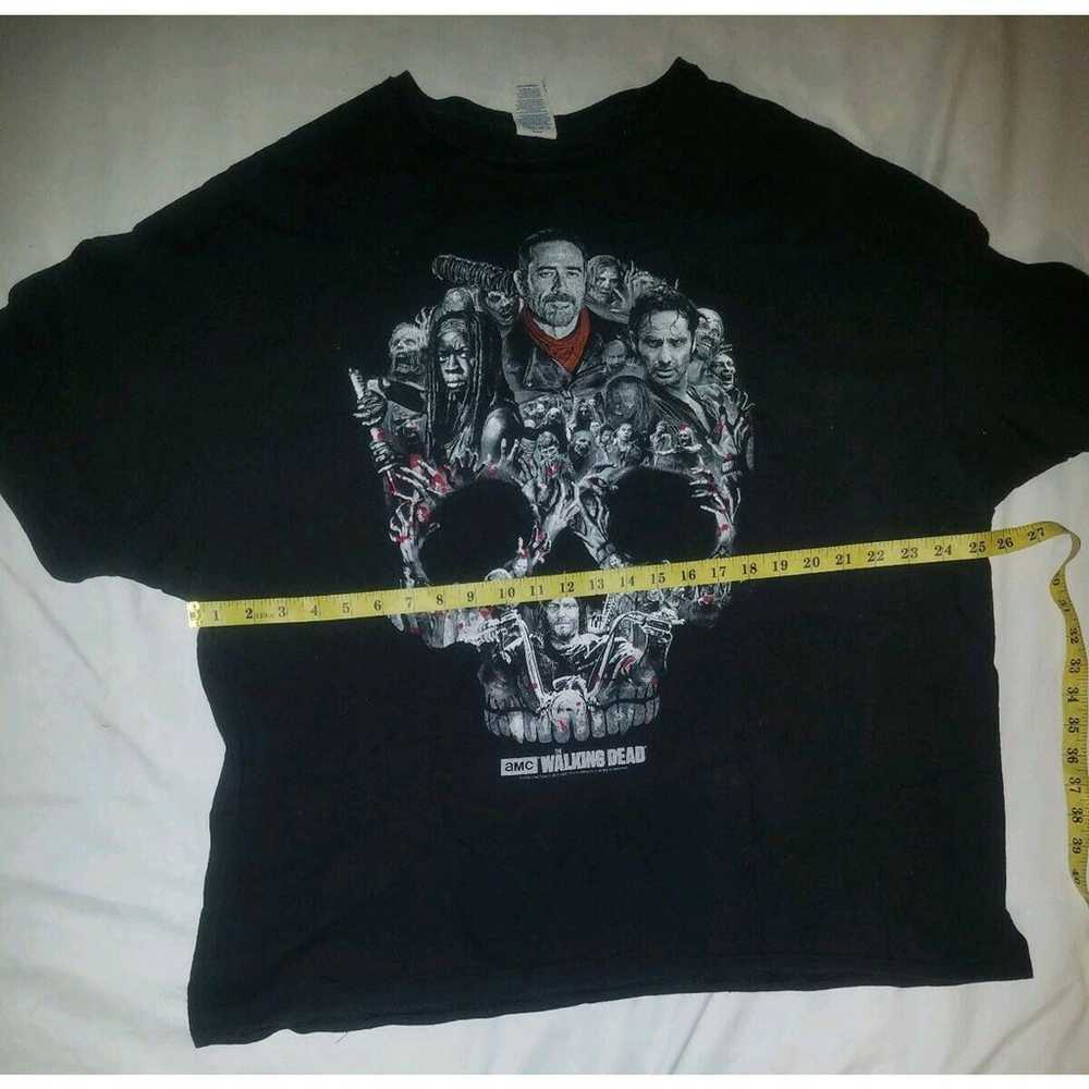 The Walking Dead Skull Zombie T Shirt - image 4