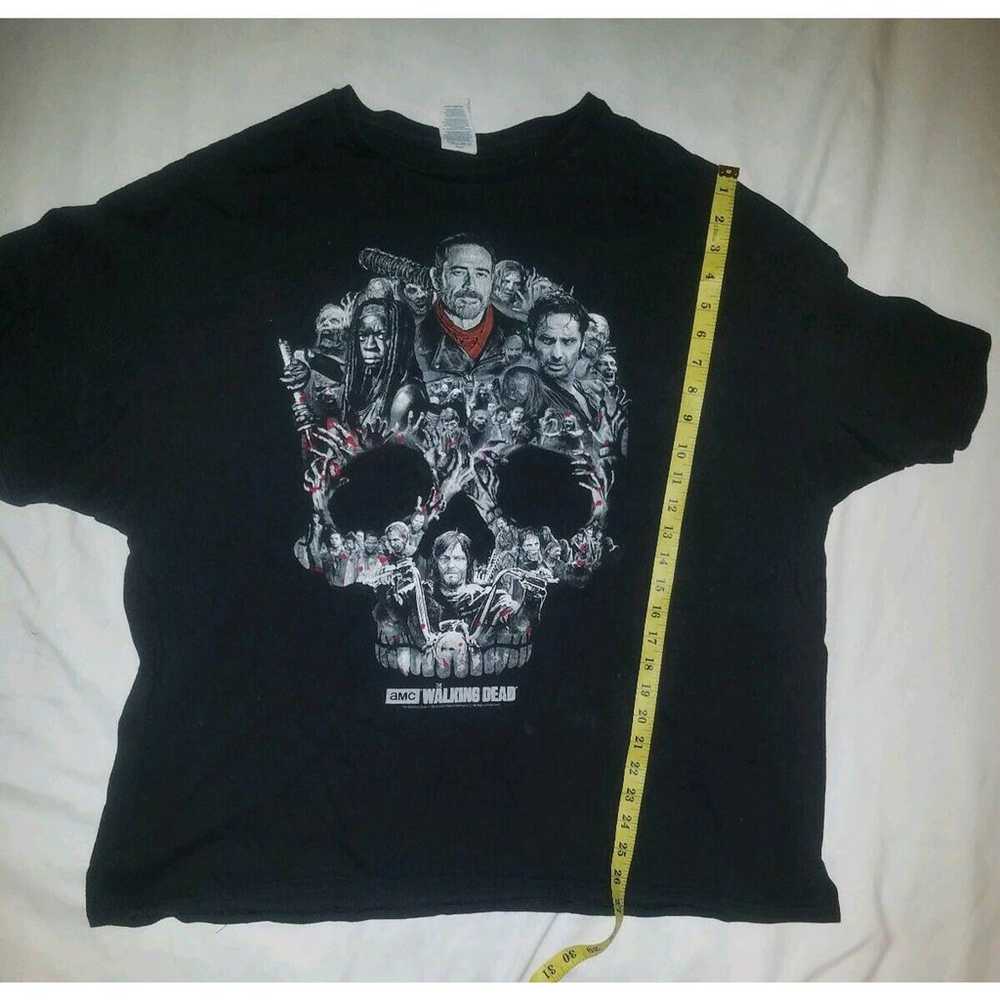 The Walking Dead Skull Zombie T Shirt - image 5