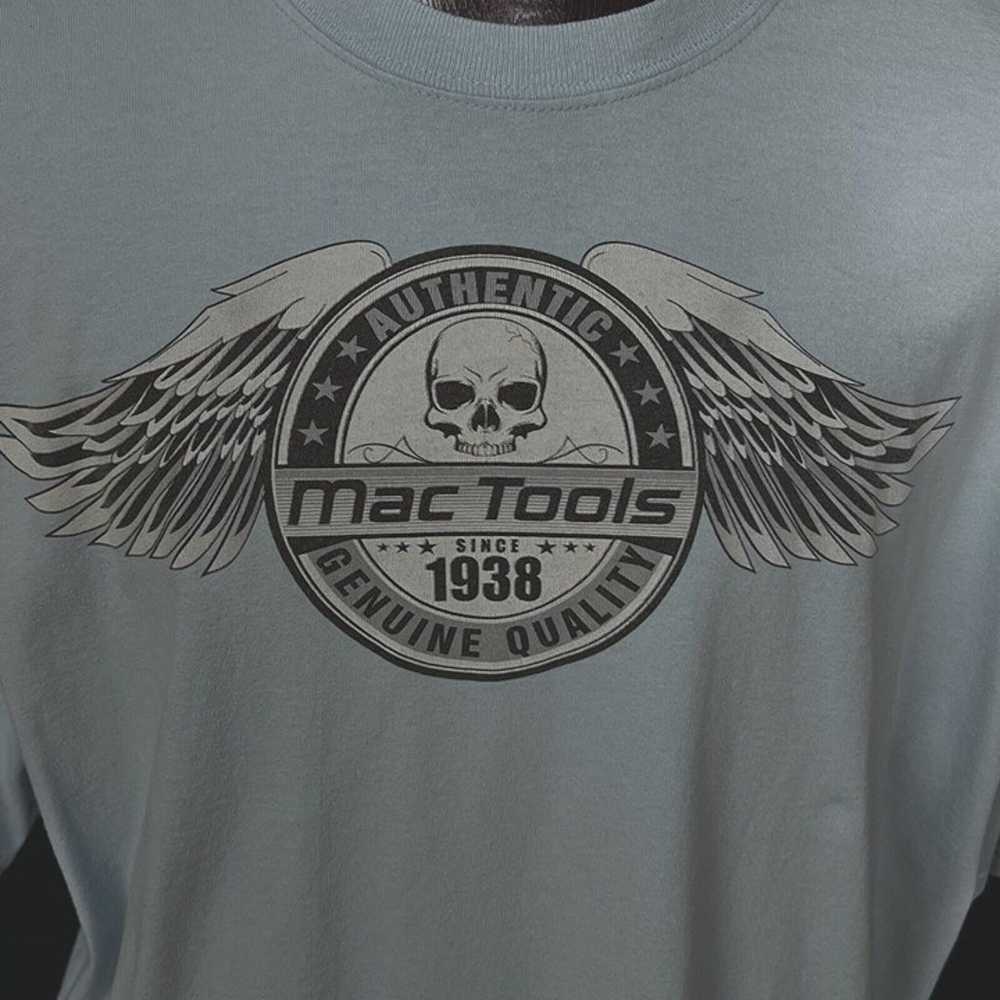 Mac Tools T-Shirt Wings and Skull Tee Size 3XL Bl… - image 2