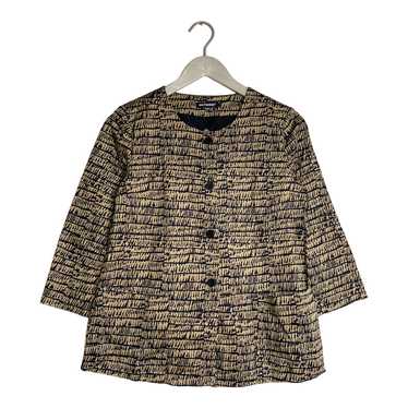 Marimekko Marimekko Dina woven jacket shirt, brow… - image 1