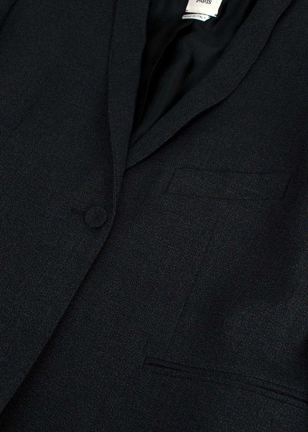 Managed by hewi Hermes Dark Grey Virgin Wool Sing… - image 5