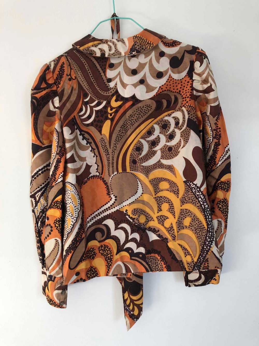 Silk blouse - Vintage blouse from the 70's, origi… - image 5