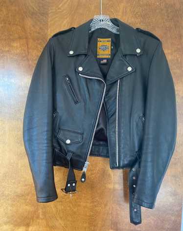 Schott NYC Perfecto leather motorcycle jacket (M)… - image 1