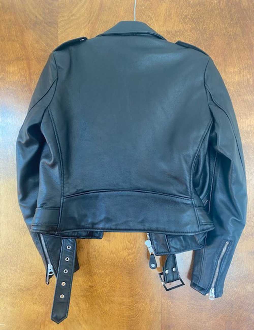 Schott NYC Perfecto leather motorcycle jacket (M)… - image 2