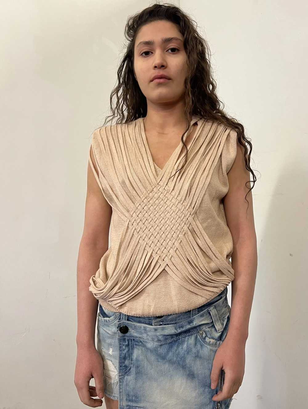 Véronique Branquinho Knitted Wool Knitted Vest - image 2