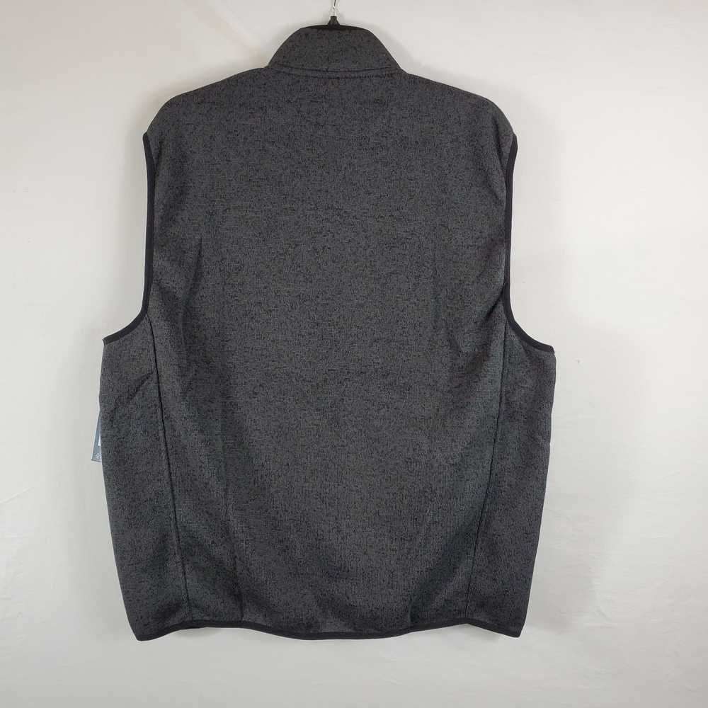 Chaps Men Charcoal Fleece Vest XL NWT - image 2