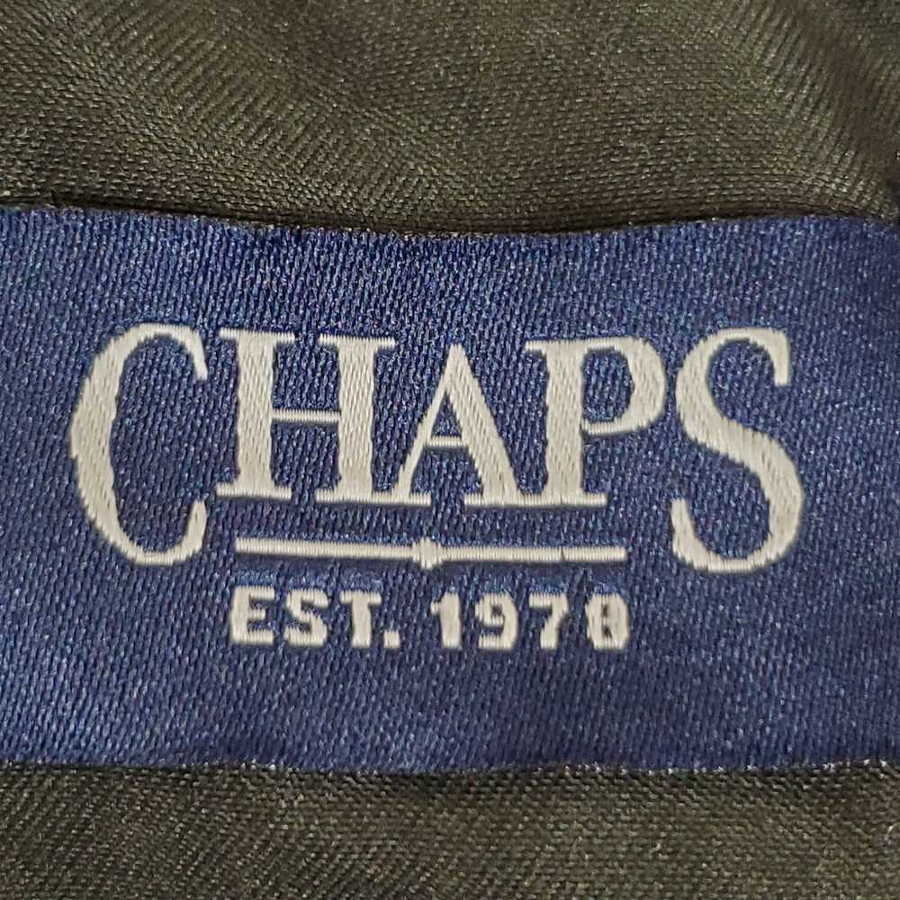 Chaps Men Charcoal Fleece Vest XL NWT - image 3
