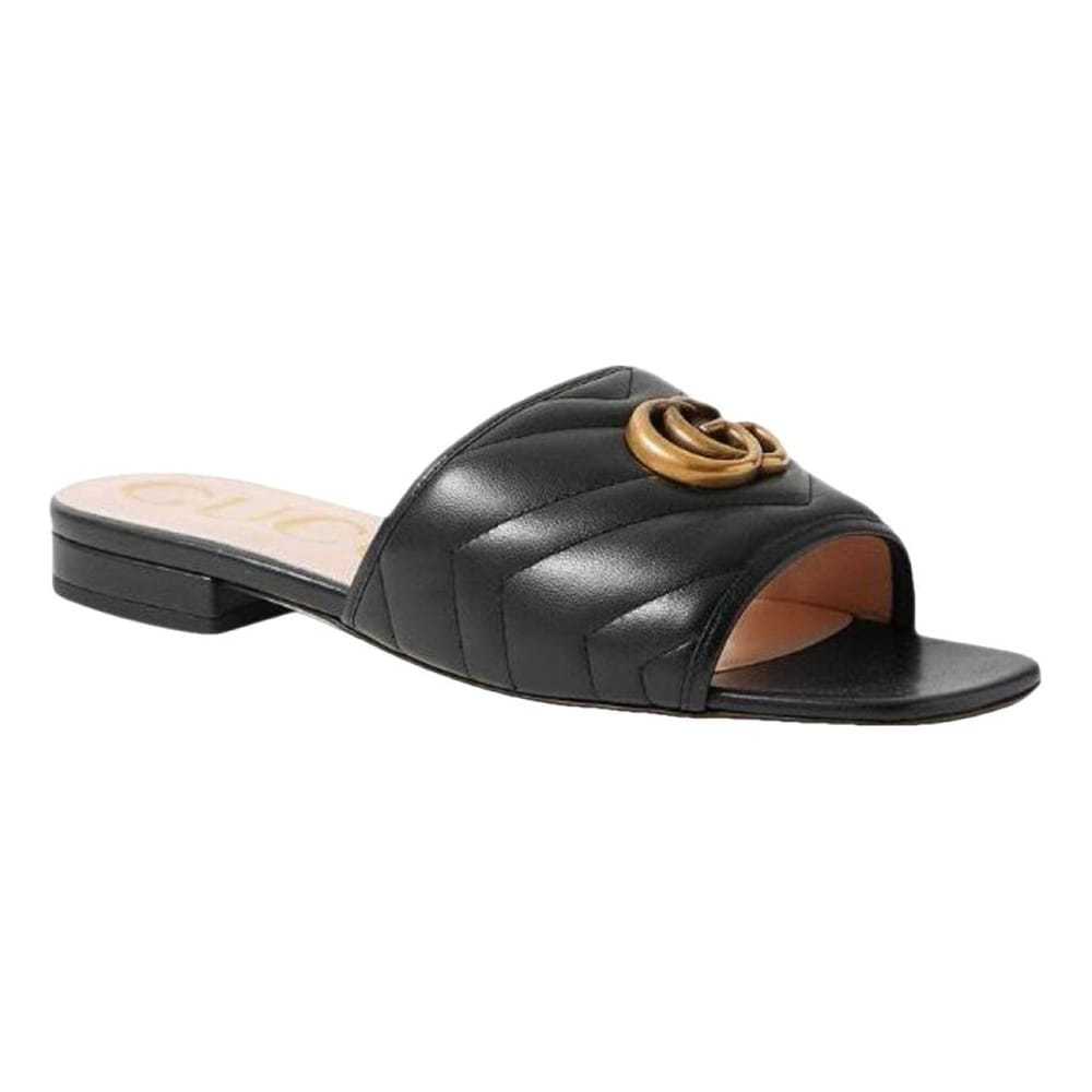 Gucci Marmont leather sandal - image 1