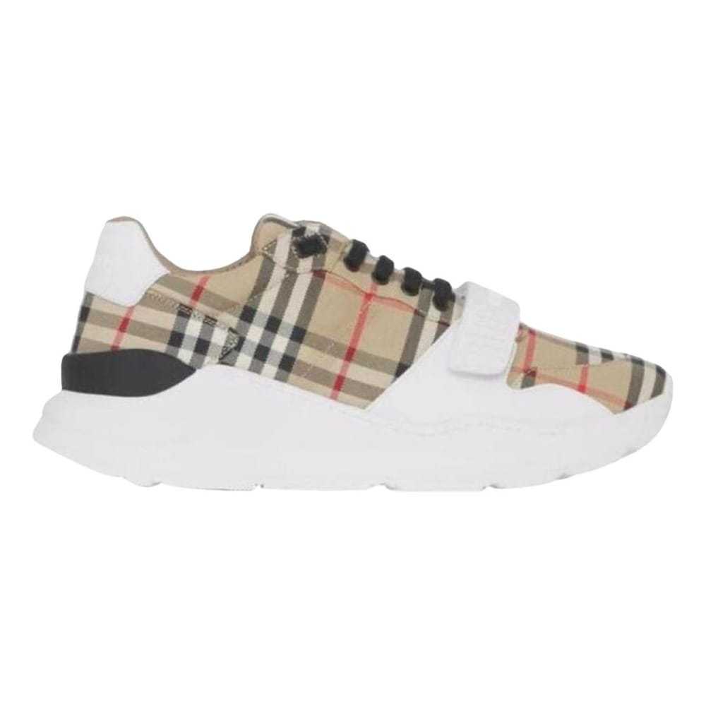 Burberry Regis leather trainers - image 1