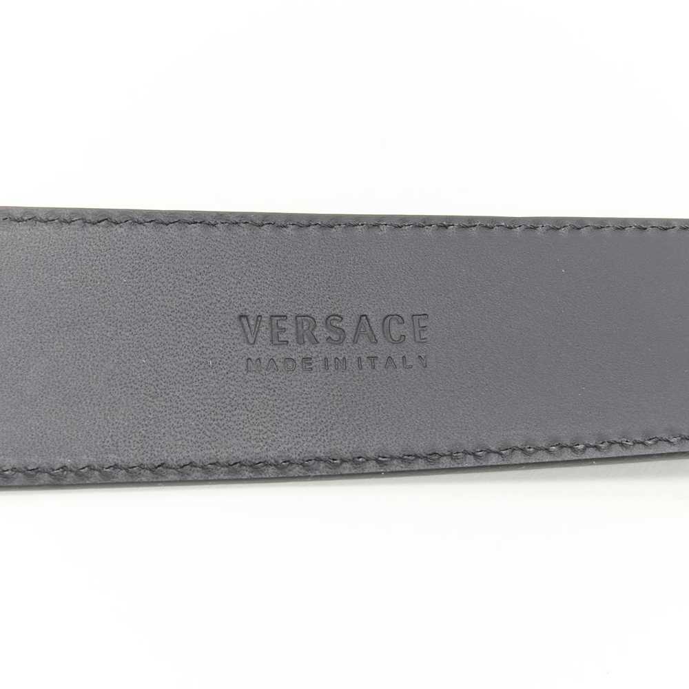 Versace new VERSACE La Medusa gold buckle black l… - image 9