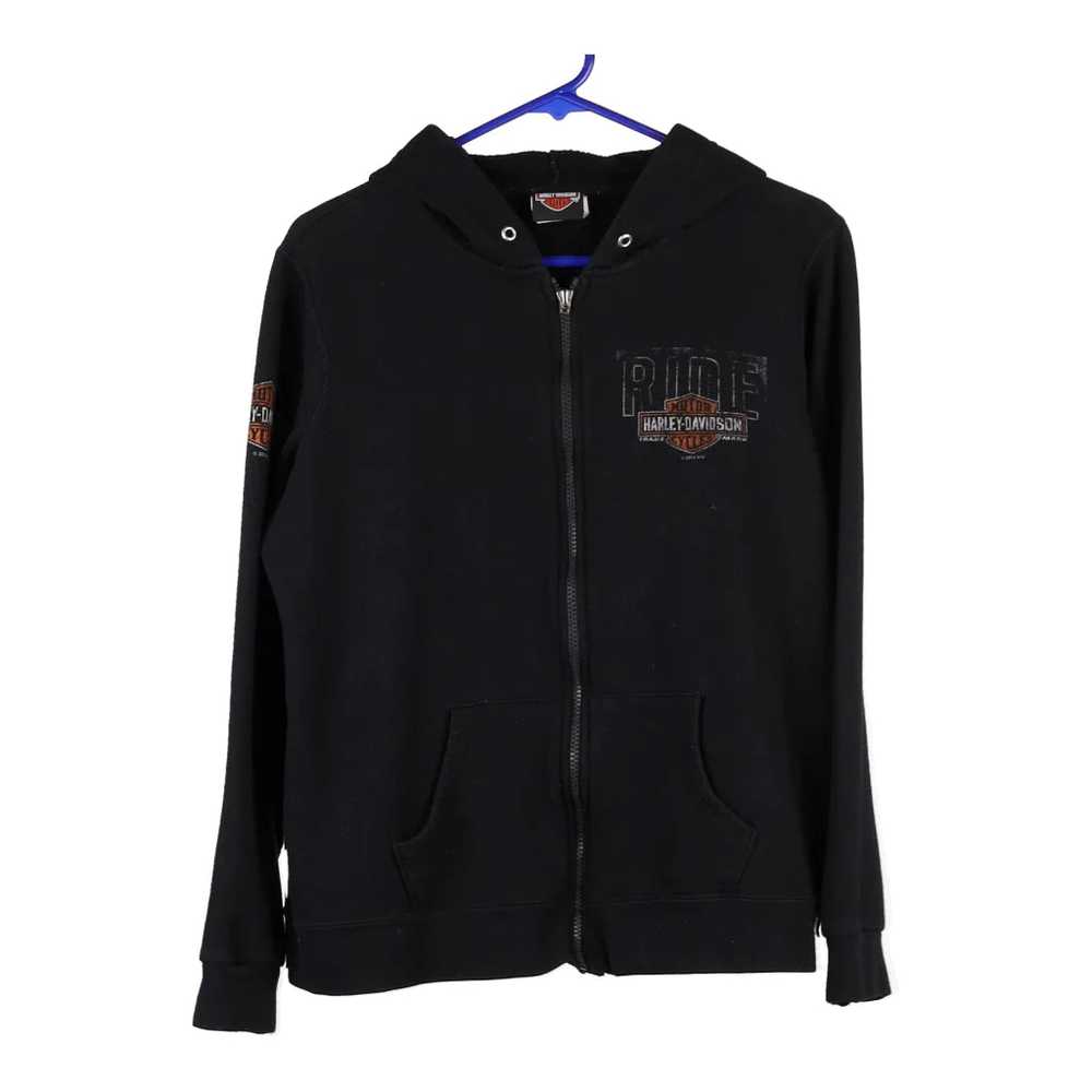 Roanoke Valley Harley Davidson Hoodie - Large Bla… - image 1