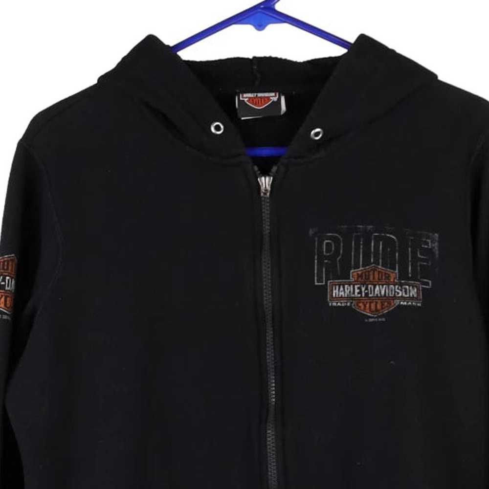 Roanoke Valley Harley Davidson Hoodie - Large Bla… - image 3