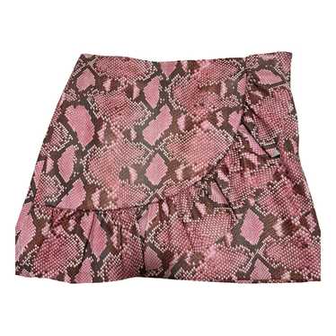 Simonetta Ravizza Leather mini skirt