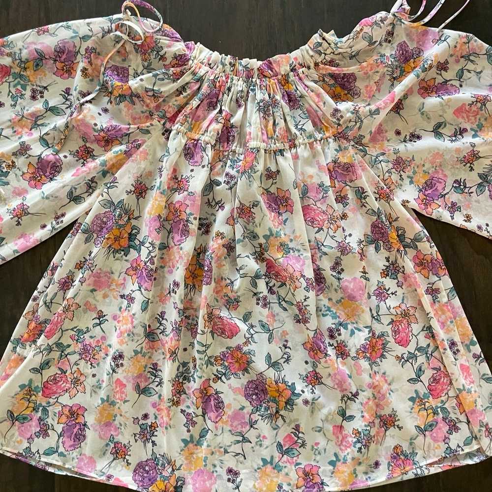 ⭐️Tularosa Brogan mini dress in pastel floral XS … - image 10