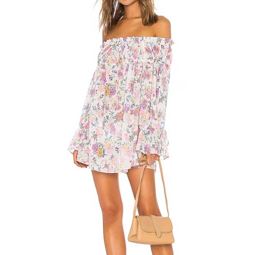 ⭐️Tularosa Brogan mini dress in pastel floral XS … - image 3
