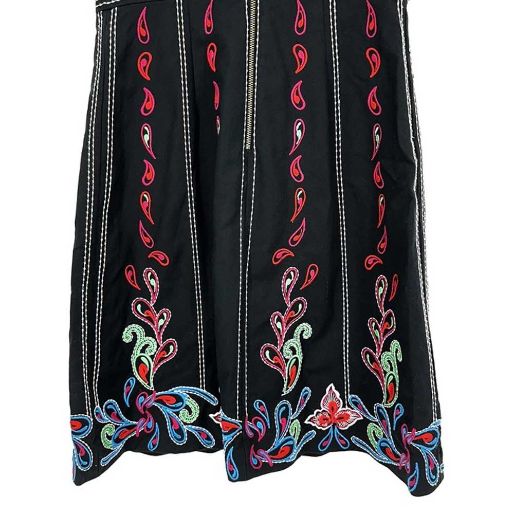 Anthropologie Maeve Chennai Embroidered Fit-n-Fla… - image 7