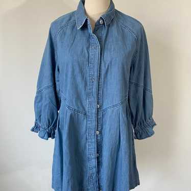 We The Free Chambray button up dress - image 1
