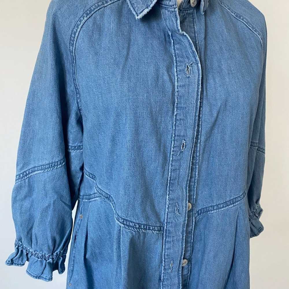 We The Free Chambray button up dress - image 2
