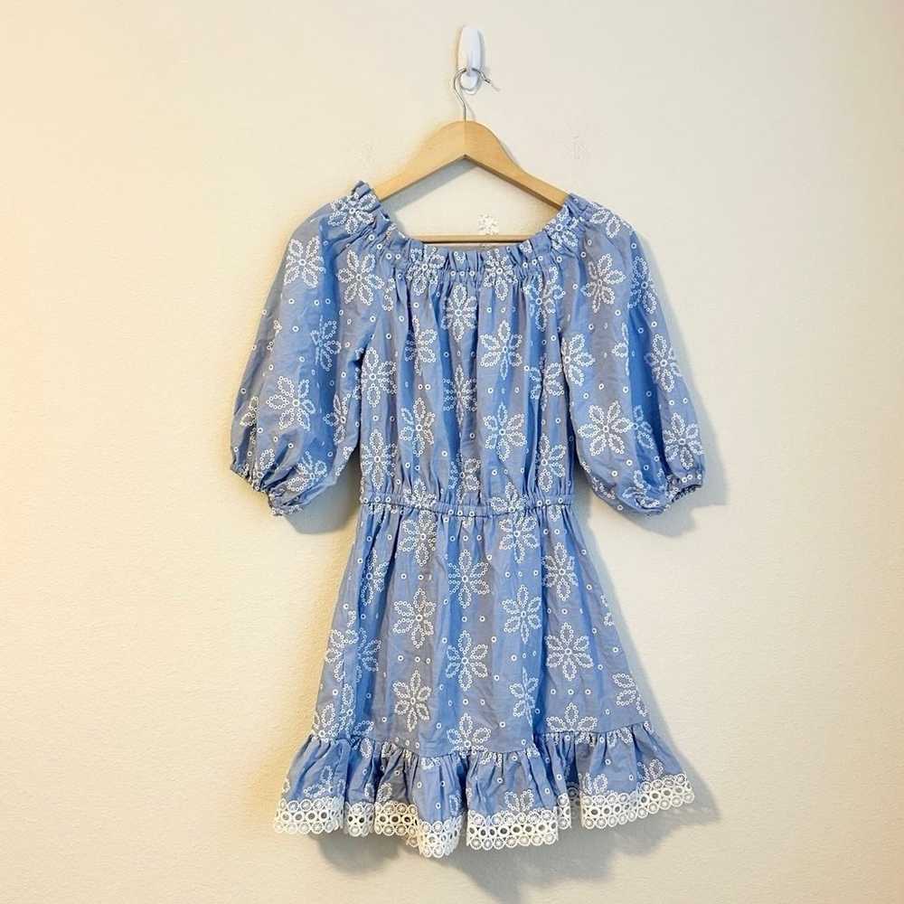 Shoshanna Swimwear Daisy Embroidered Off Shoulder… - image 4