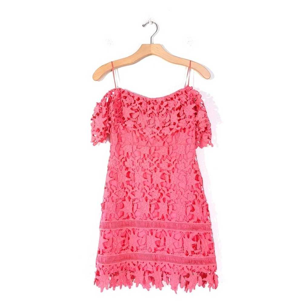 NEW Astr the Label Guipure Lace Ruffled Off Shoul… - image 1