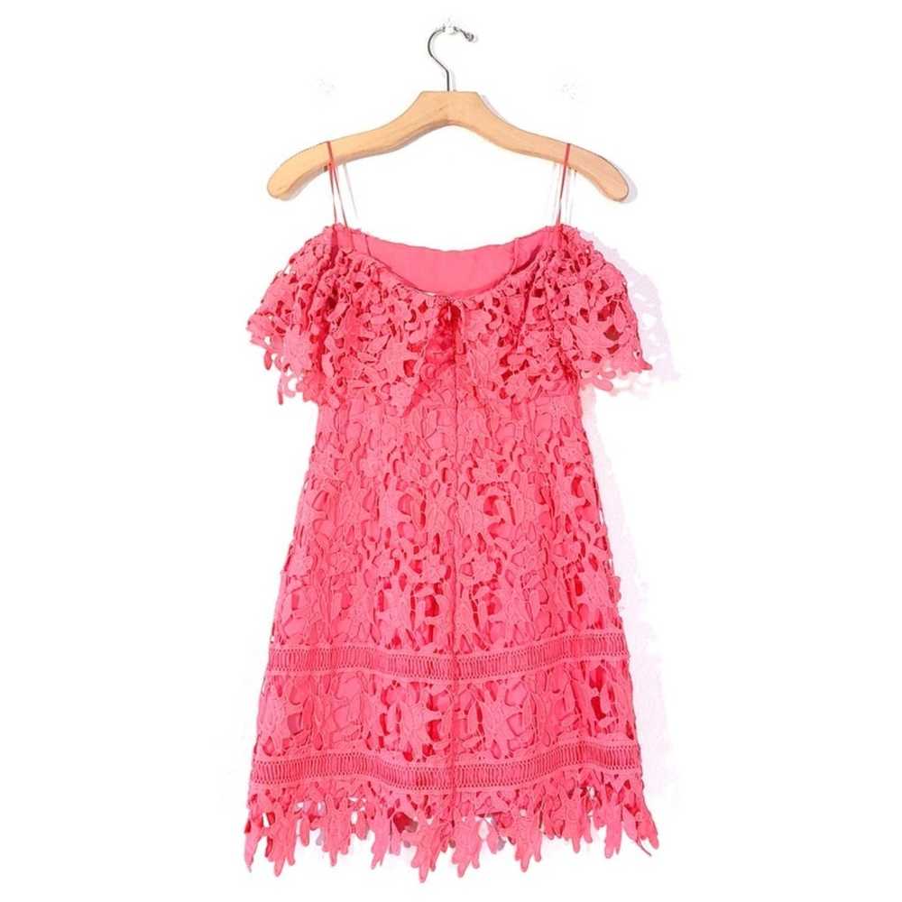 NEW Astr the Label Guipure Lace Ruffled Off Shoul… - image 5