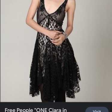 New Free People One Clara lace midi dress D4 - image 1