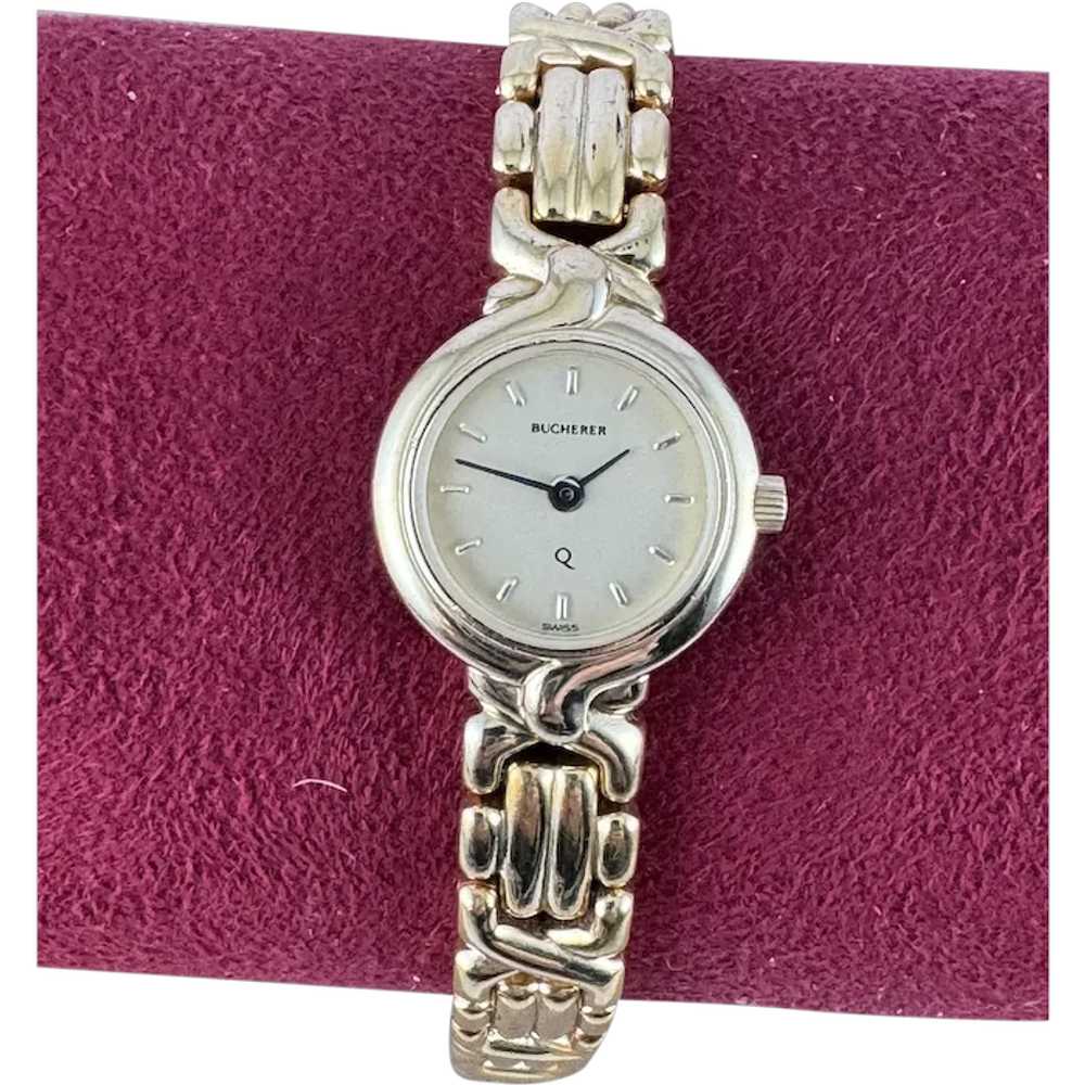 Vintage 1990's Bucherer Ladies Dress Wrist Watch … - image 1