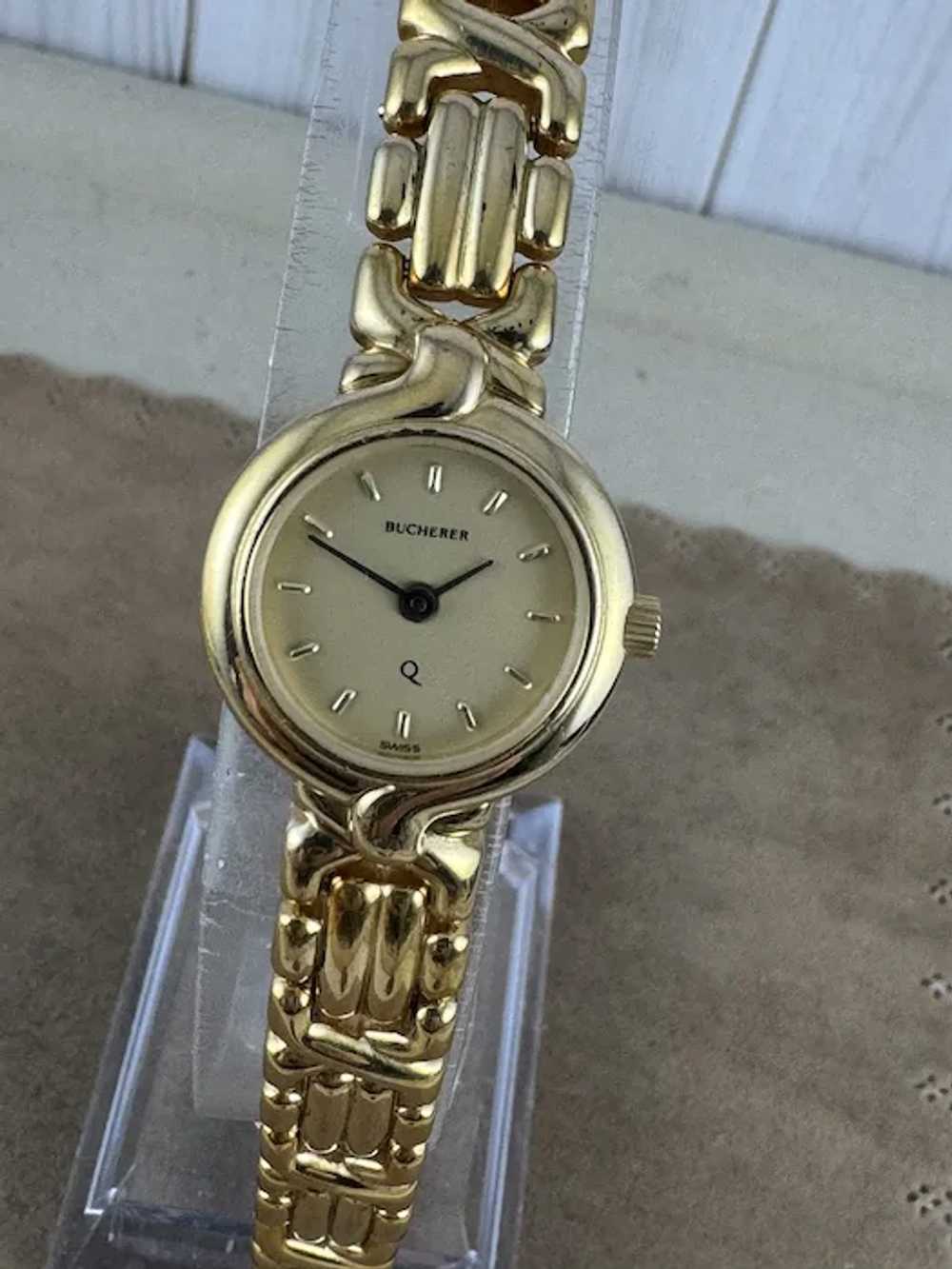 Vintage 1990's Bucherer Ladies Dress Wrist Watch … - image 8