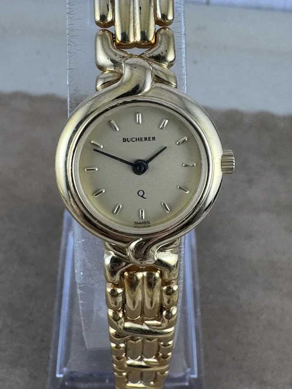Vintage 1990's Bucherer Ladies Dress Wrist Watch … - image 9