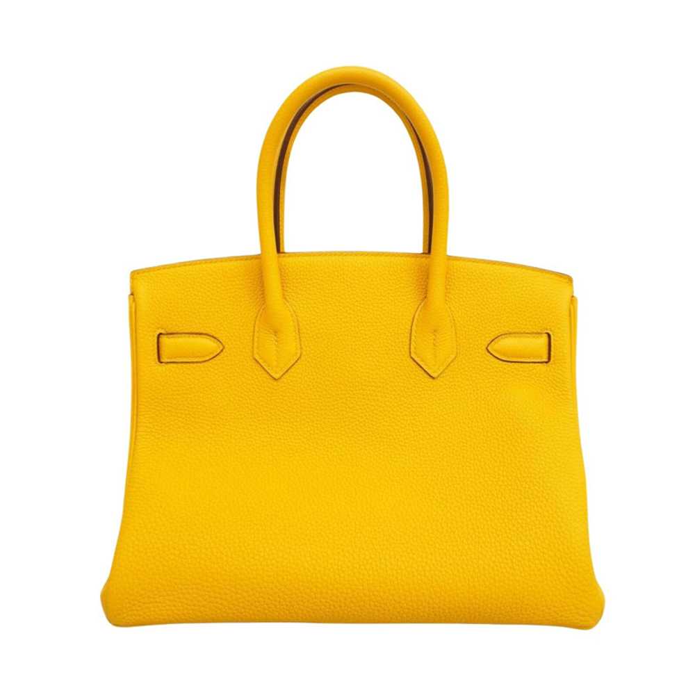 Hermès Birkin Bag 30 Leather in Yellow - image 2