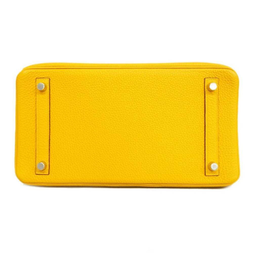 Hermès Birkin Bag 30 Leather in Yellow - image 3