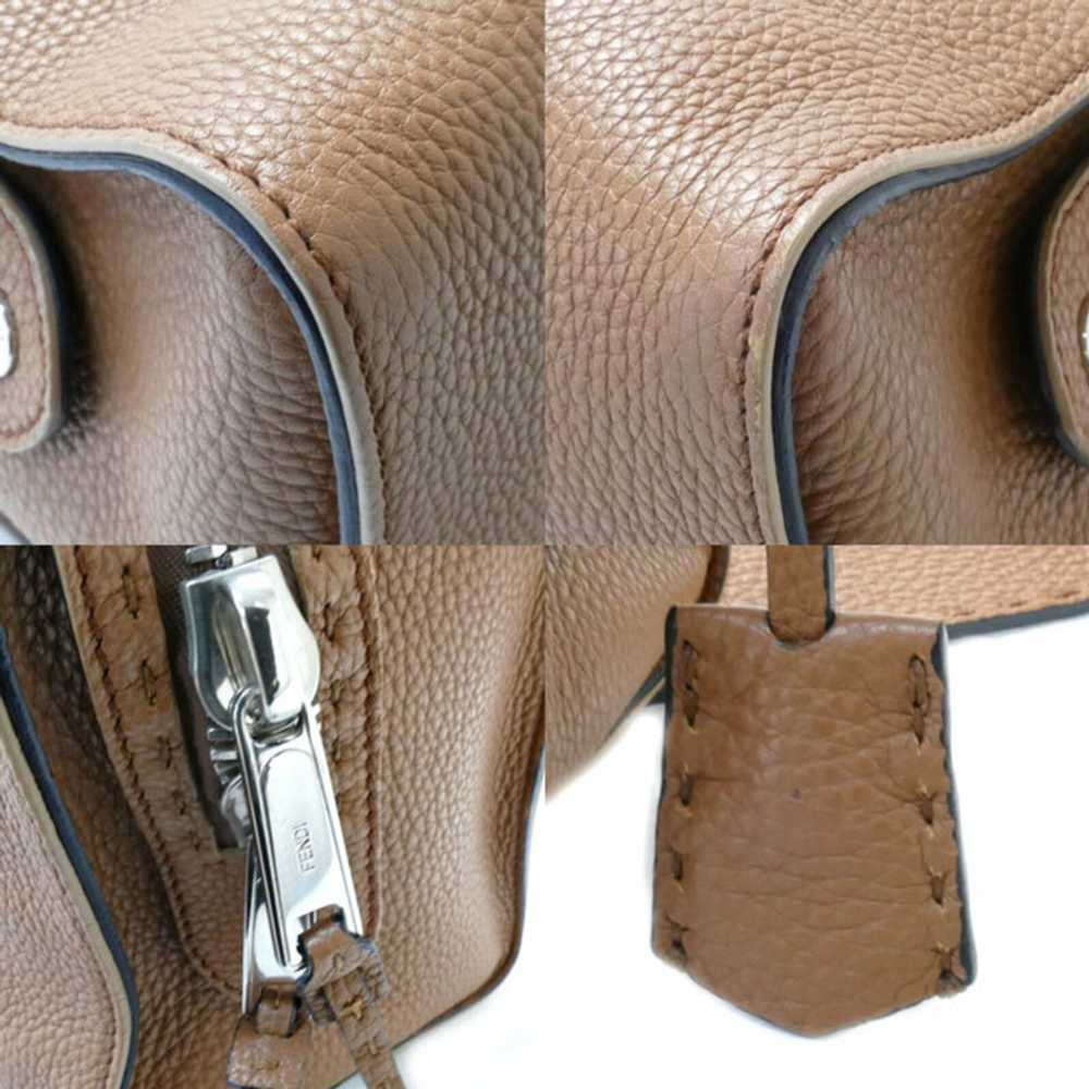 Fendi Shopper Leather in Brown - image 2