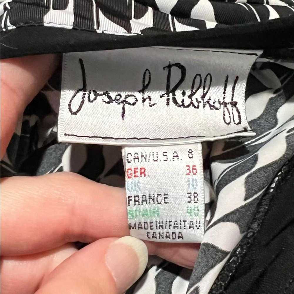 Joseph Ribkoff Black & White Jersey Knit Mod Styl… - image 4