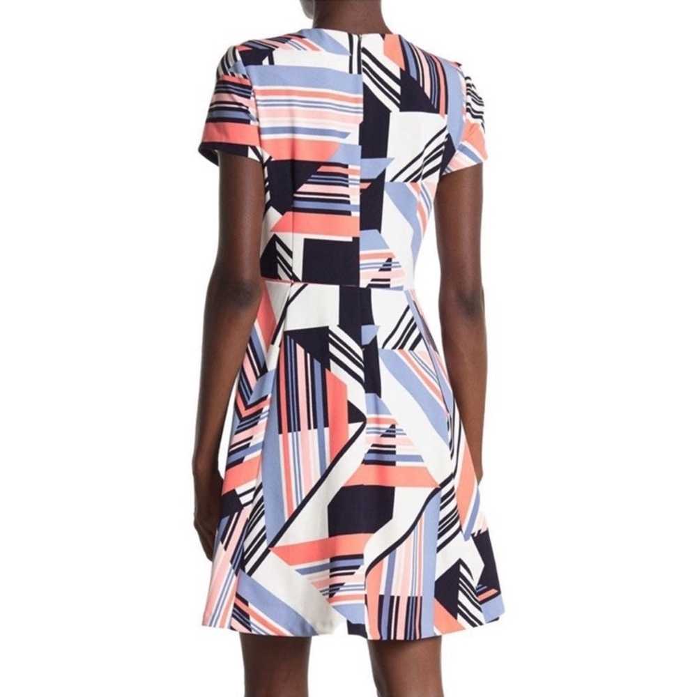 Vince Camuto Geometric Print Fit and Flare Dress … - image 8
