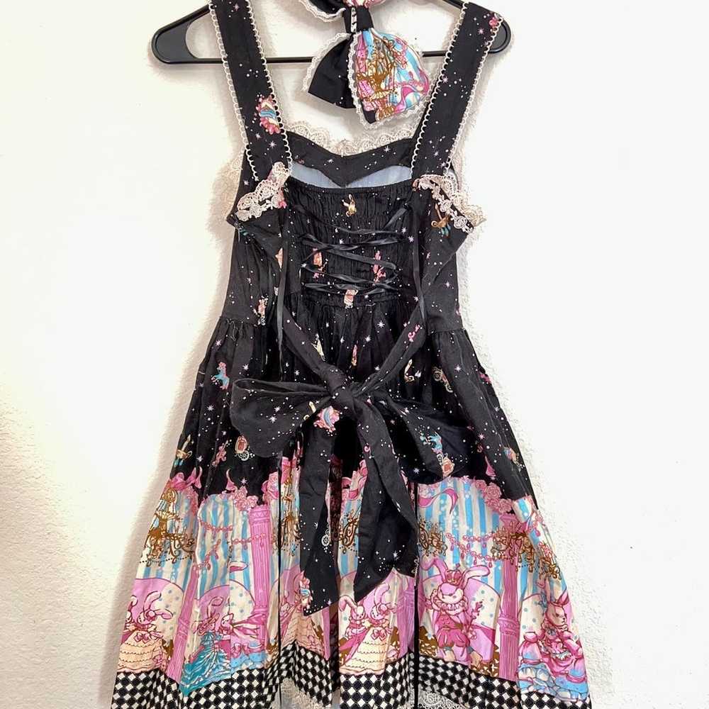 Lolita black bunnies dress - image 2