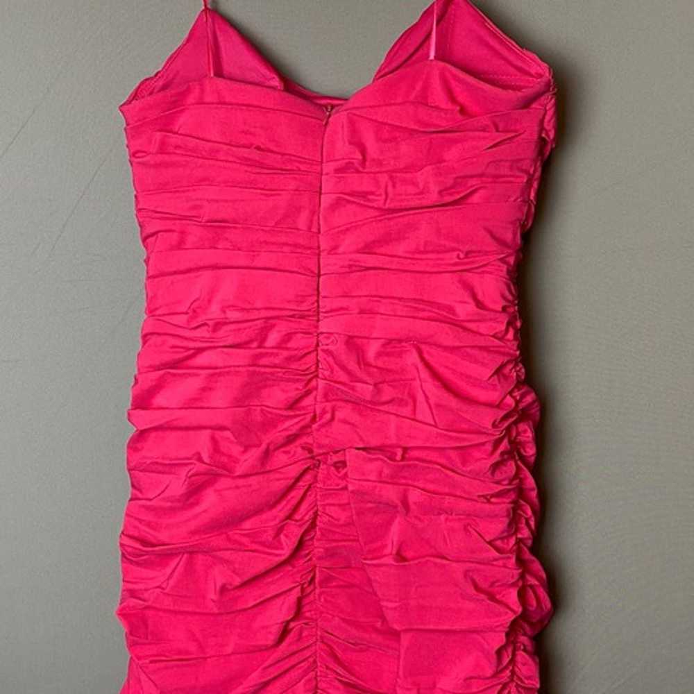 Do + Be: hot pink ruched dress - image 2