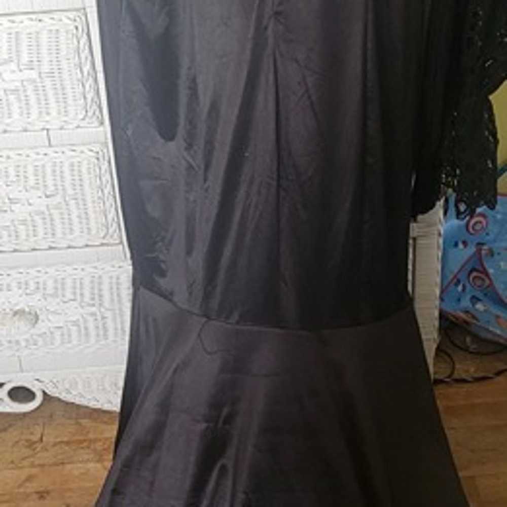 Black Mesh Formal Gown - image 2